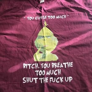 Gildan Purple Graphic Tee - Short Sleeve